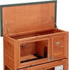 DOUBLE DECKER RABBIT GUINEA HUTCH HUTCHES WITH LEGS 2 TIER BB-41-DDL-NT
