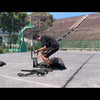 Basketball Shooting Trainer Aluminum Rotating Return Chute Basketball Train Aids