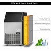 Ice Maker Machine Stainless Steel Ice Cube Maker Self-Cleaning Ice Machine