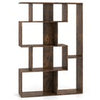 Free-standing Storage Shelf Unit 6-Cube Large Bookcase-Cafe