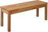 Solid Wood Dining Bench Tomas - Durable Modern Wooden Seat 100x35x45cm