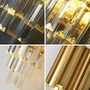 Modern Glass Wall Sconce Lights Bedroom Living Room Bedside E14 Bulb Fixture