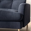 Dark Blue Velvet 3 Seater Mid Century Sofa - Beckett BCK001