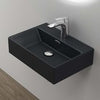 Bathroom Sink Countertop Wash Basin Ceramic Wall Mounted Rectangle Sink