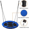 100cm Giant Nest Web Rope Hanging Tree Kids Swing Seat Round Backyard Playground