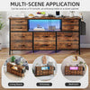 TV Stand Cabinet Entertainment Unit w/RGB Light for Living Room 55 - 65 inch TVs