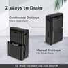 25L/D Dehumidifier for Basement with 4 Modes & 3-Color Indicator-Black