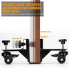 2x Door Lifter Cart Door Installation Kits Black Coated, Heavy Door Installation
