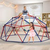 305 cm Kids Jungle Gym Monkey Bar Climbing Toys with Swing-Red