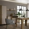 1-Door 3-Drawer Chest - Modern Storage Unit, Wooden Frame, Stylish Design
