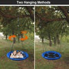 100cm Giant Nest Web Rope Hanging Tree Kids Swing Seat Round Backyard Playground