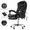 Massage Office Chair Executive Gaming Chair Leather High Back Swivel Recliner