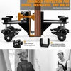 2x Door Lifter Cart Door Installation Kits Black Coated, Heavy Door Installation