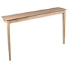 Large & Narrow Unfinished Wall Mounted Console Table - 150cm - Ava AAV006