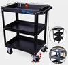 KS Tools Workshop Service Trolley, Metal, Black, 76, 3 x 44, 3 x 84, 3 cm (B x T