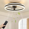 40cm Ceiling Fan with Light and Remote 6 Speeds Dimmable Quiet Ceiling Fan Light