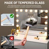 Hollywood Vanity Mirror with Lights,15 LED 3 Color Lights Make Up Lighted Mirror