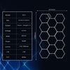Hexagon LED Lighting Car Detail Garage Workshop Exhibition Hall Ceiling Lighting