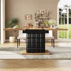Extendable Dining Table With Storage Cabinet. 4-6 Person Table 110-140x80cm