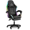 RGB LED Gaming Chair Racing Chair Office Computer PC Recliner with Music Speaker