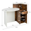 Reception Desk Front Counter Desk 120x70x100cm-White