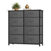 8-Drawer Fabric Chest of Drawers Storage Organizer Unit for Bedroom Living Room