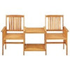 Solid Acacia Wood Garden Chairs with Tea Table Outdoor Dinning Set