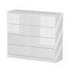 120CM High Gloss Chest of 6 7 8Drawers Tall Wide Bedside Table Cabinet Furniture