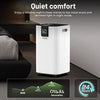 20L Dehumidifier Air Purifier with Humidistat LCD Display for Home Laundry White