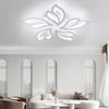 LED Lamp White Frame Ceiling Light Pendant Lights Living Room Modern Chandelier