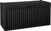 Garden Storage Box Plastic Outdoor Lock Lid Large 336L Patio Container Wheels