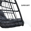 Hanging Egg Chair with Stand Garden Hammock Chair Rattan and Steel Patio