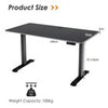 Stand-up Ergonomic Computer Workstation Electric Standing Desk Black