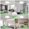 Modern LED Ceiling Light Round Panel Down Lights Bathroom Kitchen Bedroom Lamp