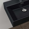 Bathroom Sink Countertop Wash Basin Ceramic Wall Mounted Rectangle Sink