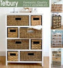 Storage Unit Wicker Basket Bathroom Hallway Chest of Drawers Tetbury Furniture