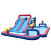 Giant Water Slide Park 5-In-1 Inflatable Jumping House w/Dual Slides