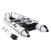 10ft PVC Water Adult Assault Boat 330kg Capacity Off-White Color Camping Gear UK