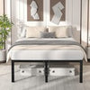 High Metal Bed Frame 4ft 6 Double Bed Heavy Duty With Underbed Storage 135x190cm