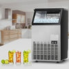 Ice Maker Machine Stainless Steel Ice Cube Maker Self-Cleaning Ice Machine