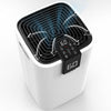 20L Dehumidifier Air Purifier with Humidistat LCD Display for Home Laundry White
