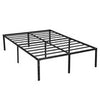 High Metal Bed Frame 4ft 6 Double Bed Heavy Duty With Underbed Storage 135x190cm