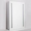 LED Bathroom Mirror Cabinet with Shaver Socket Demister Sensor Lights Vertically