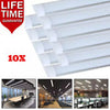 10x 120CM LED Tube Light 40W 6500K Batten Linear Slim Light WorkShop Garage Lamp