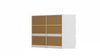 High Gloss Chest of 6 Drawers Bedside Cabinet White Storage Bedroom Furniture