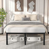 High Metal Bed Frame 4ft 6 Double Bed Heavy Duty With Underbed Storage 135x190cm