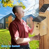 Smart Bird House W/Camera 2K Birdhouse Camera for Outdoors with Solar Panel