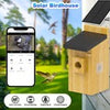 Smart Bird House W/Camera 2K Birdhouse Camera for Outdoors with Solar Panel