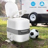 Large 24L Portable Toilet Flushing Chemical Potty Camping Caravan Easy Clear UK