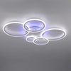 LED Ceiling Light Lamp Geometric Chandelier Lights Fixture White Dimmable Modern